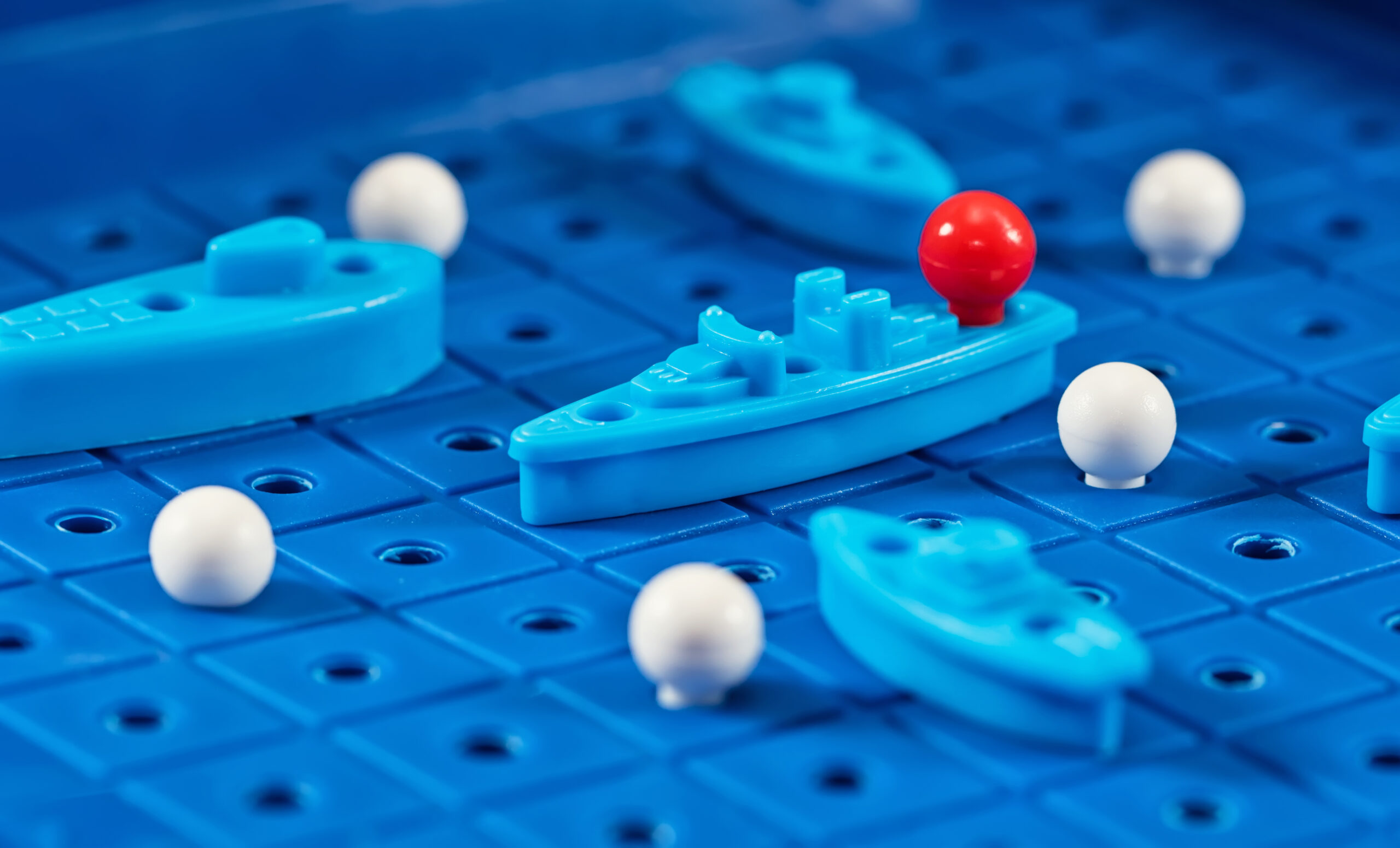 battleships on a board