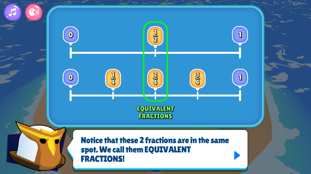 fraction legend math game