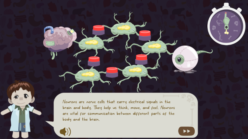 Dungeon Labs: Body Factory for Middle Science Game