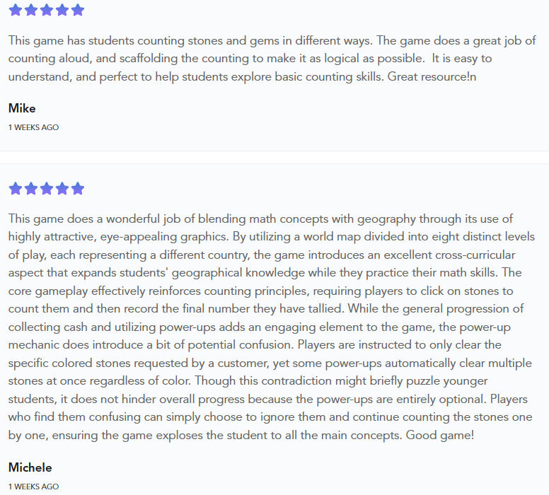 Student reviews for Earthbound Expedition